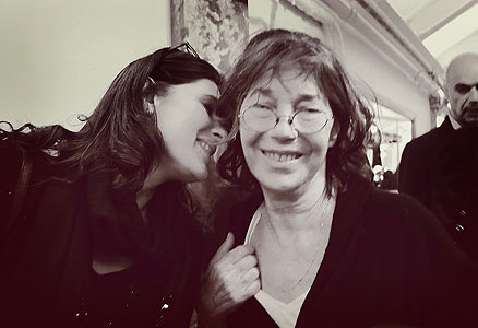 Christelle Loury avec Jane Birkin